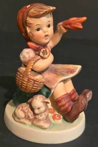 lot 514K image: LL-S - Goebel Hummel Figurine Farewell #65 W Germany