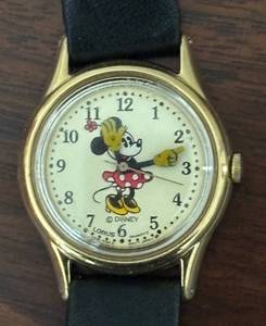 lot 75R image: MB - Vintage Disney Minnie Mouse Lotus Quartz Watch