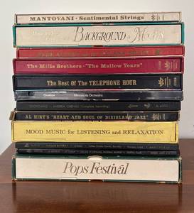 lot 142R image: MB - Collection of Vintage Record Box Sets Various Genres