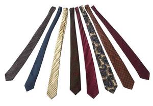 lot 160R image: MB - Set of 8 Designer Silk Ties by Harrods, Robert Talbott, Nordstrom and More