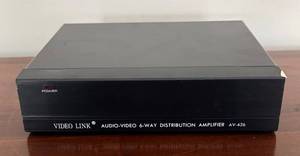 lot 195R image: MB - Video Link AudioVideo 6-Way Distribution Amplifier Model AV-426