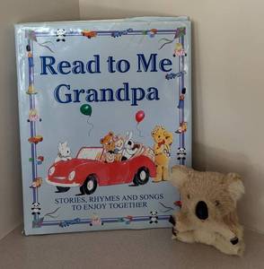 lot 264R image: LL  - Read to Me Grandpa Book with Plush Koala