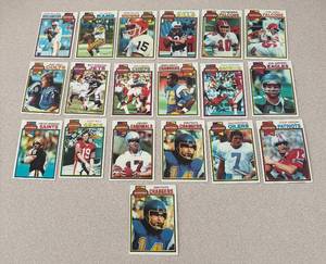 lot 300R image: MB - Collection of Vintage NFL Quarterback Sports Cards