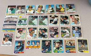 lot 351R image: MB - Vintage Baseball Card Collection with All-Stars and Team Cards