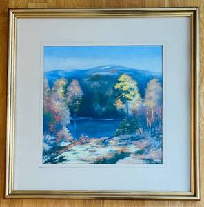 lot 42C image: P - 1939 Signed W.F. Konagen Framed Landscape Oil Painting