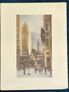 lot 216C image: DR - Dave Riebe Signed Print Reflections Foshay Tower, Unframed