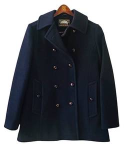 lot 219C image: P - Mackintosh Authentic Wool Peacoat Navy Blue Double-Breasted