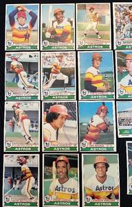 lot 241C image: DR - Collection of 1979 Topps Houston Astros and San Diego Padres Baseball Cards