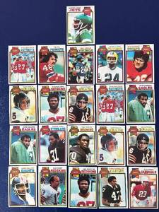 lot 255C image: DR - Collection of 20 Vintage 1978 Topps NFL Football Safety Trading Cards