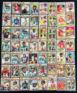 lot 260C image: DR - 1970s and Early 1980s Topps NFL Football Card Collection - All Pro and Team Leaders
