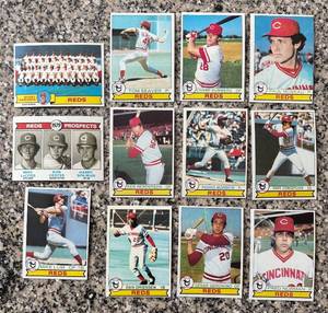 lot 360R image: K - Collection of Vintage Topps Cincinnati Reds Baseball Cards