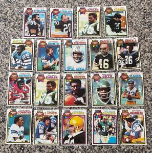 lot 361R image: K - 1979 Topps NFL Running Back Football Card Collection