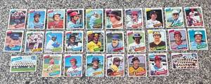 lot 367R image: K - Lot of Vintage Baseball Cards Including Teams and Players