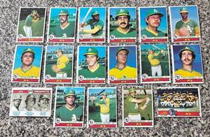 lot 389R image: K - 1979 Topps Oakland As Baseball Card Collection