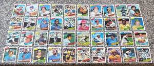 lot 399R image: K - Collection of Vintage Baseball Cards Featuring Multiple Teams and Players