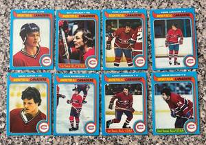 lot 402R image: K - Lot of Vintage Montreal Canadiens Hockey Sports Cards