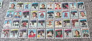 lot 421R image: K - Collection of Vintage Hockey Sports Cards Assorted Teams