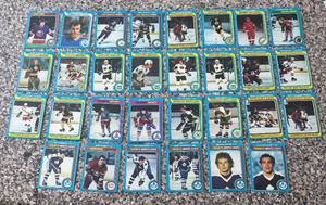 lot 428R image: K - Collection of Vintage 1979-80 Topps NHL Hockey Cards