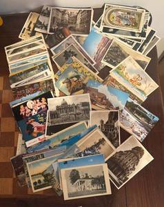 lot 443R image: LLS - Collection of Vintage Postcards Assorted Designs and Locations