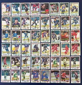 lot 561C image: DR - Lot of 49 Vintage 1979-80 Topps Hockey Trading Cards NHL Stars