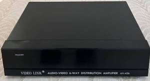 lot 566C image: P - Video Link AV-426 Audio-Video 6-Way Distribution Amplifier