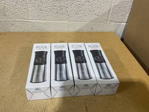 lot 165 image: LOT OF 4 Wolfgang Puck Special Edition Tip-To-Grind Spice Mills (Colors May Vary)