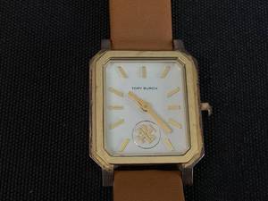 lot 17 image: Tory Burch Robinson Quartz Cream Dial Ladies Watch TBW1503 (Used, Maybe Needs Battery)