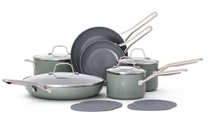 lot 88 image: Calphalon� Ceramic Nonstick 12-pc. Cookware Set