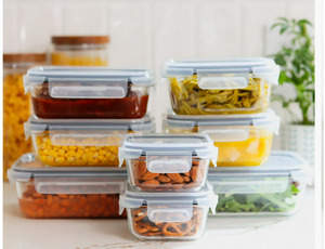 lot 351 image: Sedona Glass Food Storage Containers (16 Count)