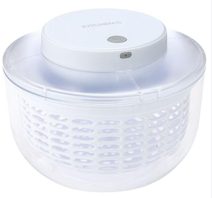 lot 306 image: LOT OF 3 Kitchen HQ 2.5L Electric Salad Spinner