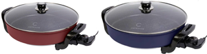 lot 377 image: LOT OF 2 Curtis Stone 14 6.2qt Dura-Pan Nonstick Electric Skillet (Colors May Vary With Main Photo)