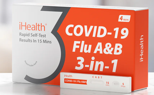 lot 435 image: LOT OF 9 COVID-19Flu A&B 3-in-1 Rapid Test Use By 08-20-2025