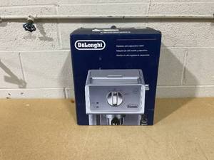 lot 131 image: DeLonghi 15 Bar Pump Espresso Machine - ECP3630 Silver, Adjustable Cup Shelf, Milk Frother, Removable Water Reservoir (Not Tested)