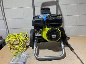 lot 48 image: RYOBI 2900 PSI 2.5 GPM Cold Water Gas Pressure Washer with 212cc Engine (Missing Nozzles)