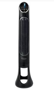 lot 121 image: Honeywell QuietSet Whole Room Tower Fan-Black, Oscillating Tower Fan with Remote, HYF290B