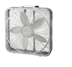 lot 122 image: Lasko 3733 20-inch 3-speed Box Fan