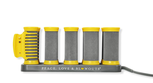 lot 138 image: Drybar The Roller Club Curling Hot Rollers  10 Rollers, 2 Sizes, Heats-Up Fast, Gentle on Hair, Reduces Frizz, Adds Shine, comes with Heat-Resistant Bag