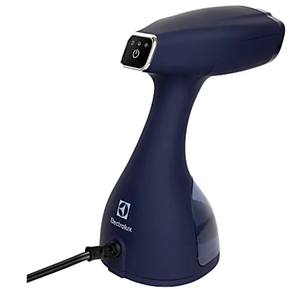lot 149 image: Electrolux Handheld Portable Garment Steamer With Extra-Long Cord, Blue