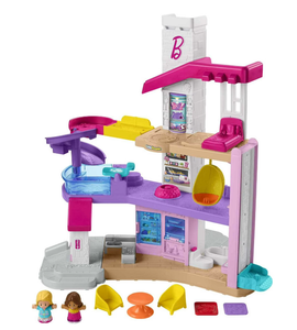 lot 207 image: Barbie Little DreamHouse Interactive Playset for Toddlers, 3 Floors, Lights & Sounds (USED)