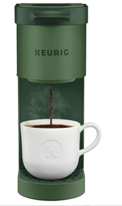 lot 209 image: Keurig K-Mini Single Serve K-Cup Pod Coffee Maker, Featuring An Ultra-sleek Design, Evergreen