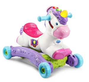 lot 215 image: VTech Prance & Rock Learning Unicorn Baby and Toddler Toys