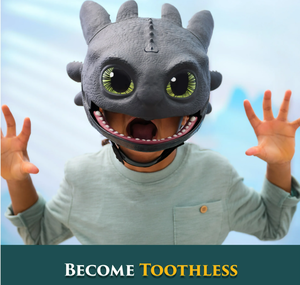 lot 240 image: Dreamworks Dragons, How To Train Your Dragon, Electronic Blast & Roar Toothless Mask (Unisex)