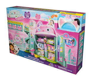 lot 261 image: Gabbys Dollhouse The Movie, Meow-mazing Dollhouse with Sound FX, Accessories and BONUS Interactive Ears
