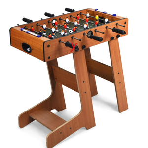 lot 451 image: Tabletop Foosball Table with 2 Balls & Score Keeper for Game Room Pub (1 Handle Broken)