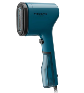 lot 462 image: Rowenta PurePop Handheld Steamer for Clothes 1.5 Lbs 15 Second Heatup, 2.3 Oz Capacity 1150 Watts Portable, Ironing, Fabric Steamer, Garment Vacation Essentials, Travel Must Have Blue DR2020 DR2020U1