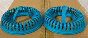 lot 490 image: LOT OF 12 Kitchen HQ Silicone Microwave Chip Makers