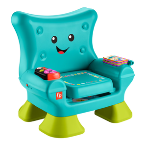 lot 154 image: Fisher-Price Laugh & Learn Smart Stages Chair Electronic Learning Toy for Toddlers, Teal (Maybe Missing Hardware)
