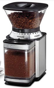 lot 283 image: Cuisinart Coffee Grinder, Electric One-Touch Automatic Burr Coffee Grinder with 18-Position Grind Selector, Cup Size Selector for 4 � 18 Cups, DBM-8P1, Black Stainless