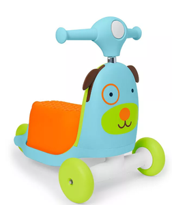 lot 288 image: Skip Hop Zoo 3-in-1 Animal Ride-On Scooter