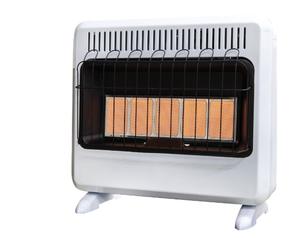 lot 69 image: Mr. Heater 30,000 BTU Vent-Free Radiant Heater, Dual Fuel, Natural Gas, LP, MHVFDF30RTT
